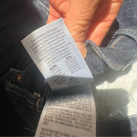 MOTHER Insider Crop Step Fray Jeans in Clean Sweep Wash Medium Blue / Whiskered - Picture 8 of 10